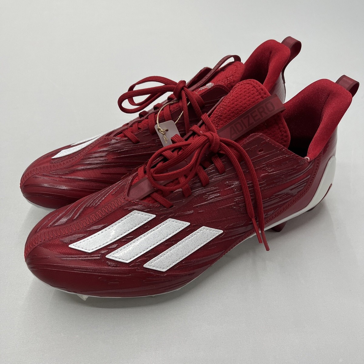 Adidas Adizero Football Cleats Mens 12 Team Power Red Cloud  display picture 1