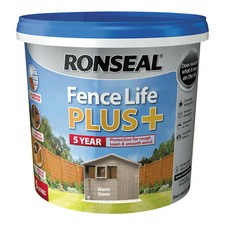 Ronseal Fence Life Plus Garden Shed & Fence Paint 5 Years Matt Exterior Wood 5L