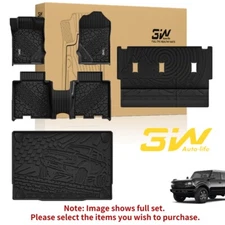 3W Car Floor Mats For Ford Bronco 4 Door 2021-2024 TPE Floor Liner Fit Bronco