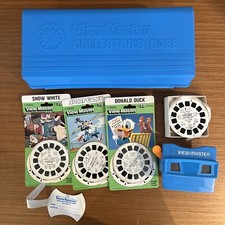 View Master 3D Viewer Projector, Collector's Case, 3 sealed 9 open reels
