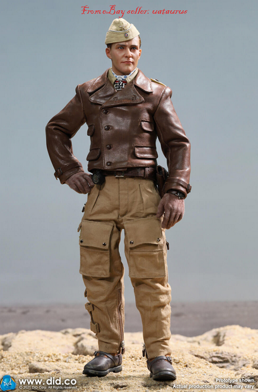 Did 1/6 D80154 Wwii German Luftwaffe Flying Of Africa Hans-Joachim