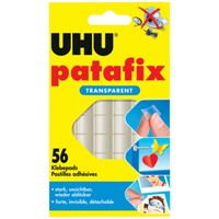 Uhu Patafix Klebepads Doppelseitig Transparent AblöSbar 56 StüCk
