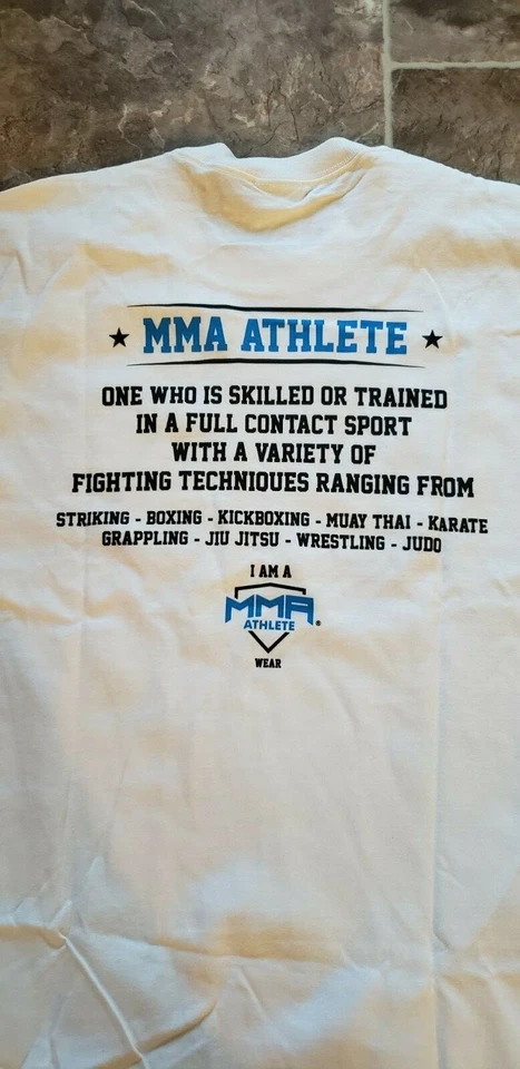 NEW MMA Athlete Grappling Jiu-Jitsu Fighter UFC T Shirt Double Sided 🔥 🔥 🔥  - Image 4 of 4