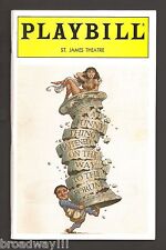 Stephen Sondheim "FORUM" Nathan Lane / Ernie Sabella 1996 Playbill and Ticket