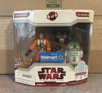 Star Wars Legacy Collection Corran Horn & R2 Whistler Walmart Exclusives