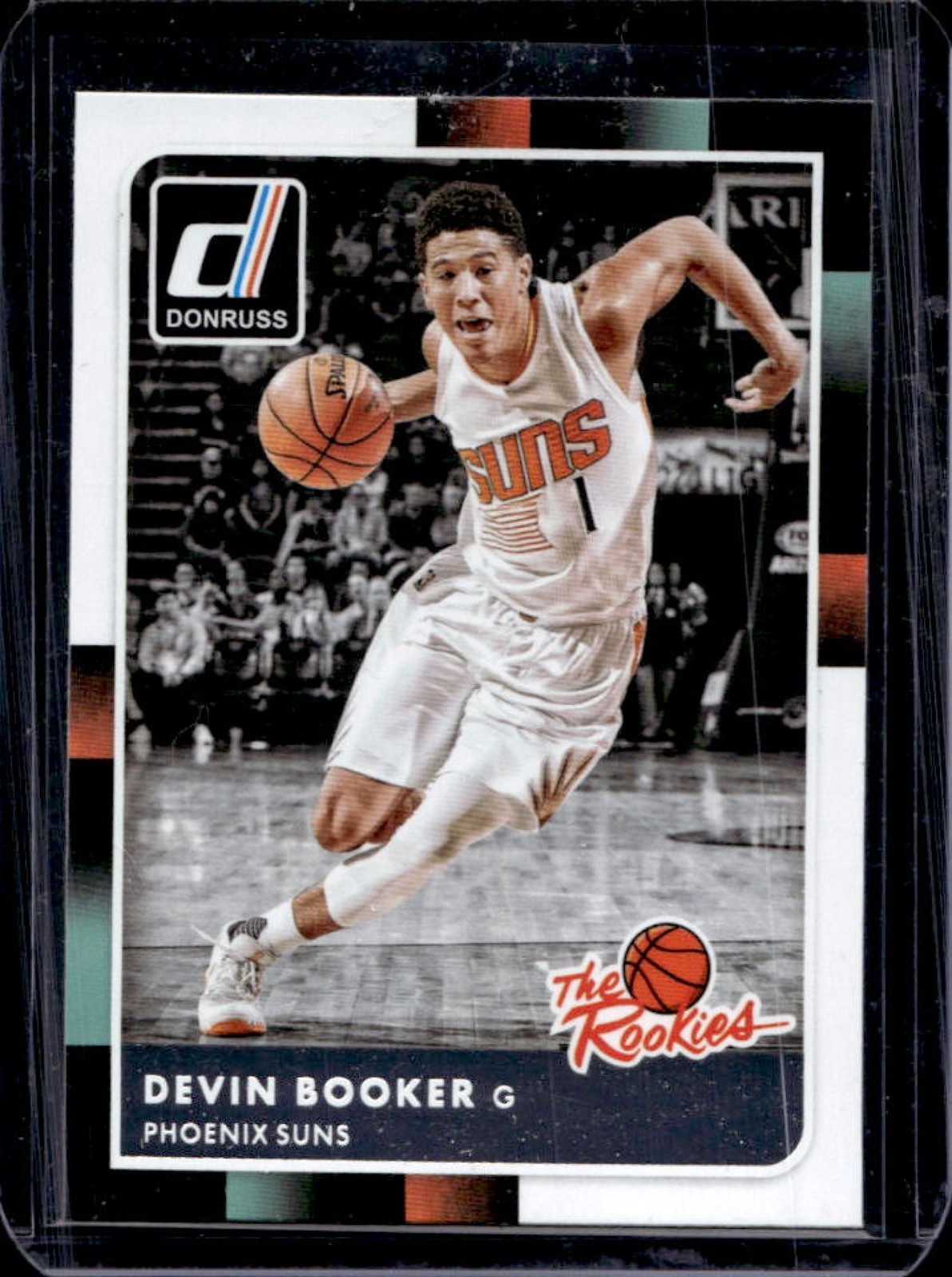 2015-16 Panini Donruss Devin Booker The Rookies Rookie RC #27 Suns