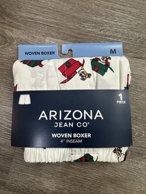 Arizona Jean Co Holiday Dog Themed Boxers Men Size Medium