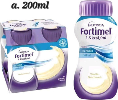 Nutricia Fortimel Vanille Shake 32 x 200 ml Getränk Flüssigkeit Unisex
