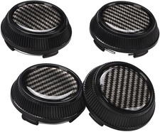 64Mm 2.5" Dia 4 Clips Voiture Roue Pneu Centre Moyeu Capuchons Couvercles pour Voiture - Bla