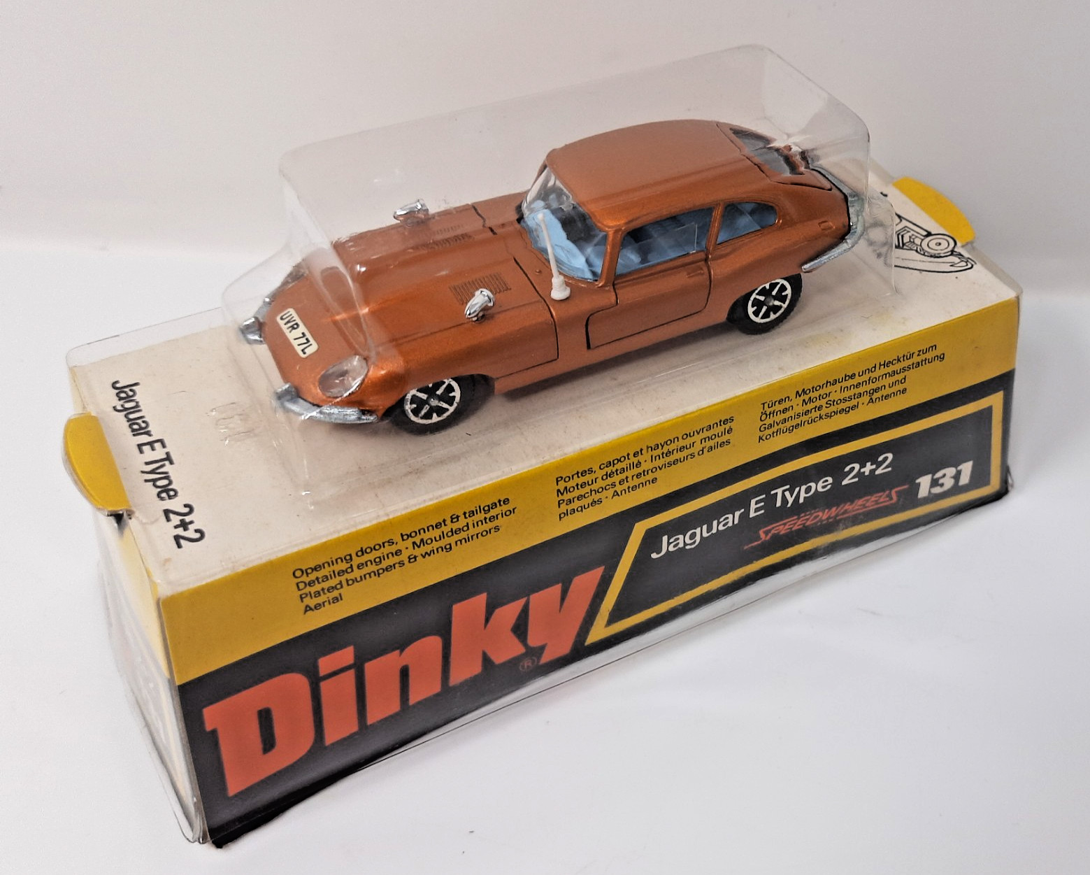 Dinky 131, Jaguar E-Type 2+2 - Free Price Guide & Review