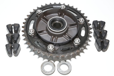 #ad 07 12 Honda Cbr600rr Rear Sprocket Carrier Cush Drive Hub OEM w VORTEX SPROCKET $52.00