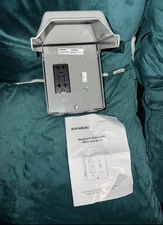 SURAIELEC Outdoor Electrical Outlet With Cover, 20 AMP WRTR GFCI Receptacle Plug