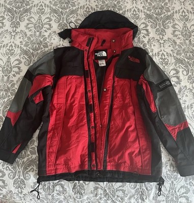 Rare Vintage THE NORTH FACE Extreme Gear Block Ski Snow Jacket 90s Red Sz. XL