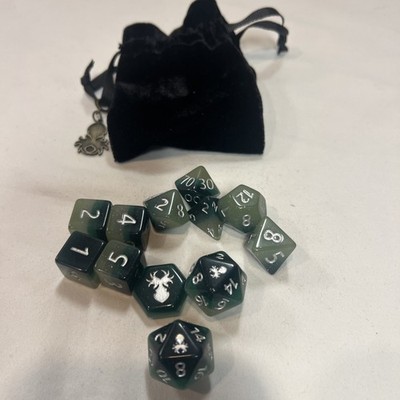 Kraken Dice Kickstarter Iconic Mythical Hydra 12 pc Set