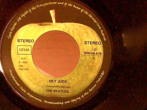 The Beatles,Apple,"Hey Jude"Germany ,7"45,1968 classic rock, Mint