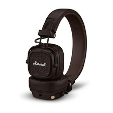 Image of Marshall Major V Bluetooth Wireless Headphones, 100 Hours playtime - Brown