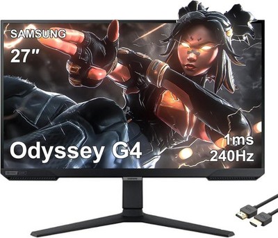 Samsung Odyssey G4 S27BG402EN 27'' LED Gaming Monitor 240hz 1ms HDMI DisplayPort
