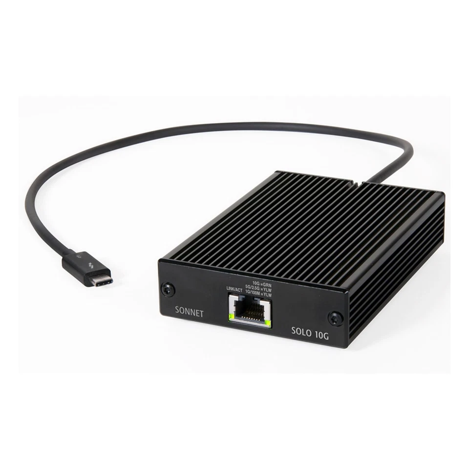 Technologies Solo 10G Thunderbolt 3 to 10GBASE-T Ethernet Fanless Adapter (SO... - Image 4 of 4