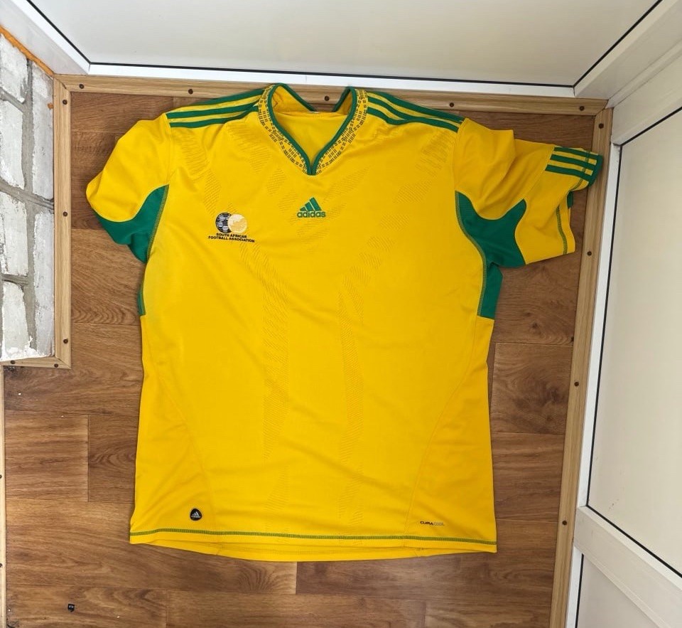 SOUTH AFRICA 2010 2011 HOME FOOTBALL SHIRT SOCCER JERSEY ADIDAS P41442 3XL