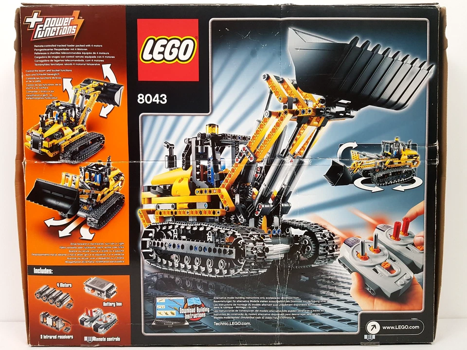 LEGO Technik Set 8043 Bagger Motorisierter Raupenbagger mit BA und OVP - Bild 3 von 4