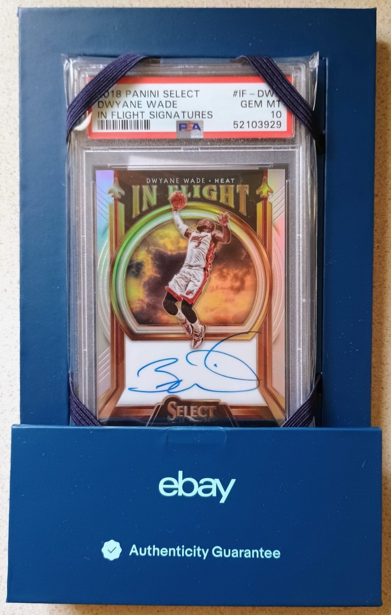 2018-19 Panini Select - In Flight Signatures Dwyane Wade #IF