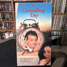 GROUNDHOG DAY BILL MURRAY COMEDY VHS ANDIE MACDOWELL 1993 HAROLD RAMIS