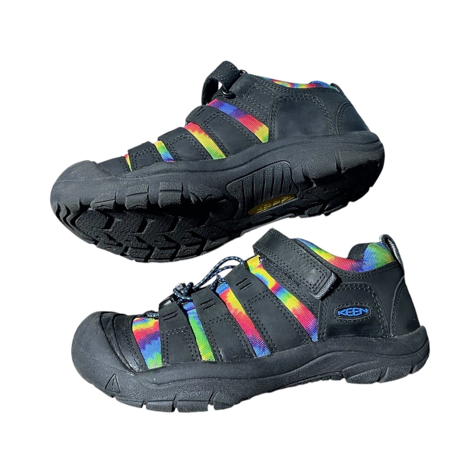 Scarpa Keen Newport giovanile taglia 3 scarpa da trekking nera tie dye sport scuola outdoor