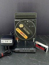Sony Discman D-88 Compact Disc Player, Case, Batteries Rare Remote Included.