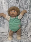 Vintage Cabbage Patch Kid Freckles Boy Wheat Fuzzy Hair Blue Eyes HM#2 1983