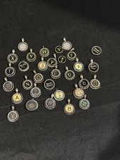 Jewelry Typewriter Button Keys/numbers  thumbnail