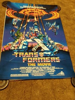 TRANSFORMERS THE MOVIE 1985 ORIG 27X41 MOVIE POSTER ANIMATION