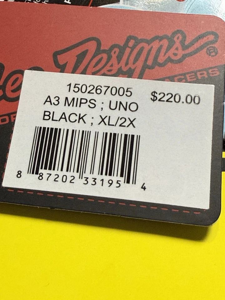 Troy Lee Designs A3 MIPS 山地自行车头盔 Uno 黑色 XL/2XL — 第 2/4 张图片