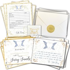 Tooth Fairy Letter Kit with 5 Virtue-Themed Poems, 5...