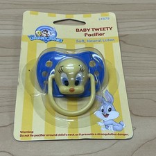 Rare 2006 Vintage Baby Looney Tunes Pacifiers - Tweety Bird - Sealed 3D