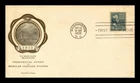 US COVER JAMES BUCHANAN PRESIDENTIAL SERIES FDC SCOTT 820 RICE CACHET