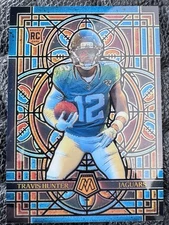 Travis Hunter Rookie Stained Glass #12 Case Hit SSP 2025 Panini Mosaic (RC)