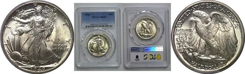 1940 Walking Liberty Half Dollar   PCGS MS-65