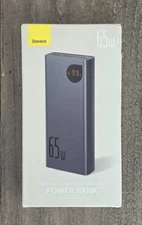 Baseus 65W Adaman 20000mAh USB-C Power Bank with Digital Display & Metal Casing