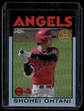 2021 Topps Chrome #86BC-9 Shohei Ohtani 1986 Topps Baseball 35th Anniversary