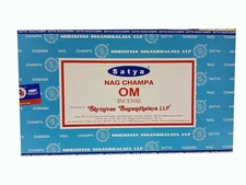 Satya Nag Champa Om Incense Sticks Agarbatti (180 g Box) 12 Pack Of 15 Gram Each