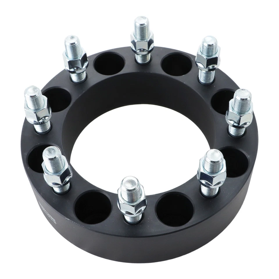 Pair 2" Wheel Adapters 8×6.5" 130mm M14×1.5 For Chevrolet GMC Savana Hummer H2 - Image 4 of 4