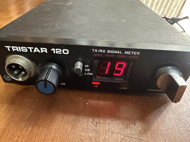 Tristar 120 CB TX/RX Signal Meter Unit, Black, PA Input, EXT Output