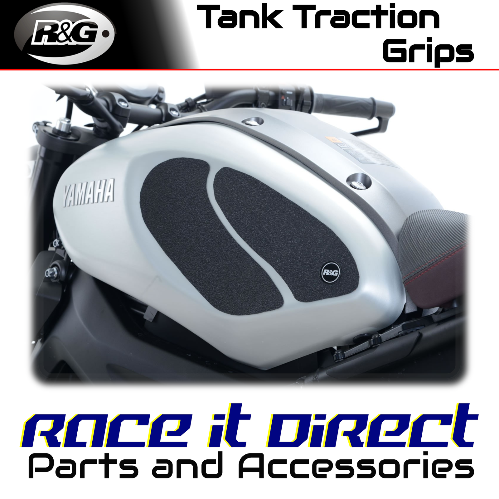 Tank Traction Grips for Yamaha XSR900 2016-2021 R&G
