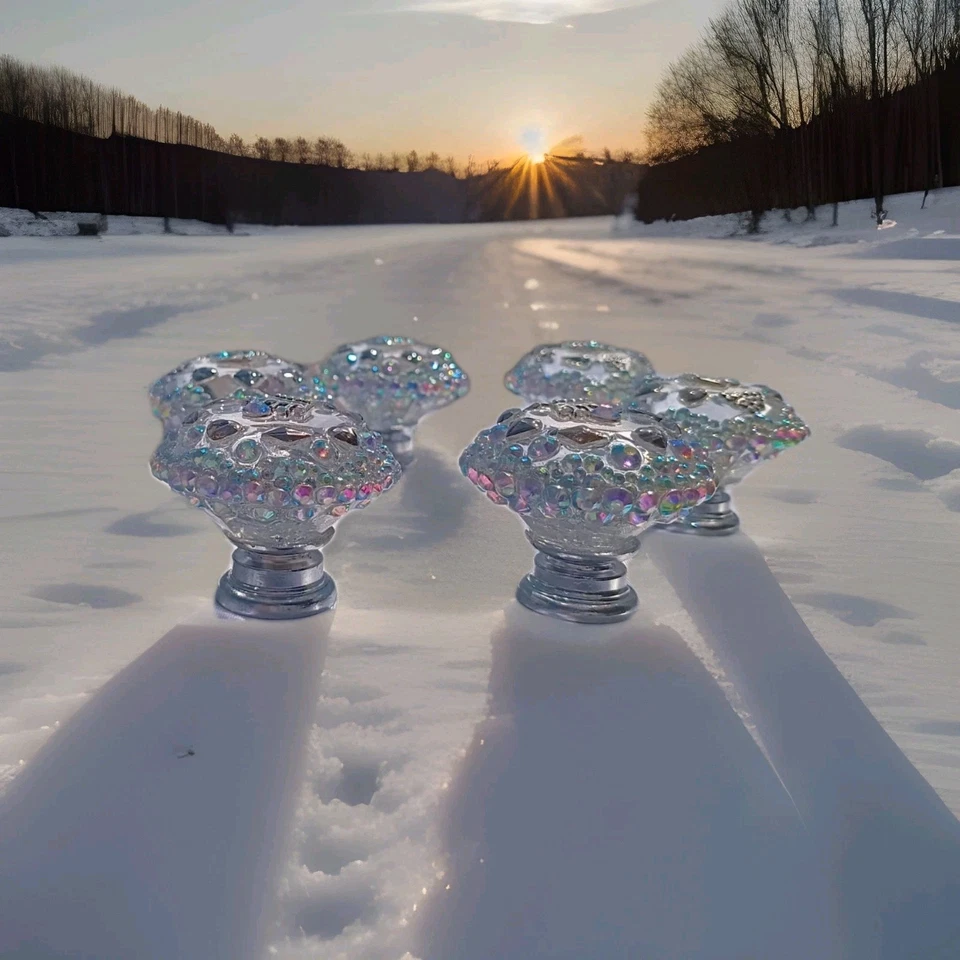 Набор хрустальных ручек из 6 👑 1,8 «x 1,4» для мебели 7-й ручки бесплатно - осень продажи - Изображение 4 из 4