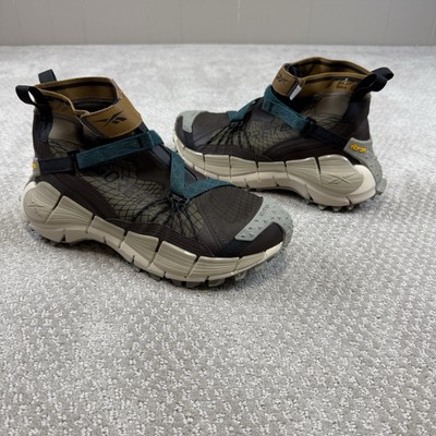 Size 9.5 - Reebok Zig Kinetica 2 Edge GTX Dark Brown Gore Tex Infinium Shoes
