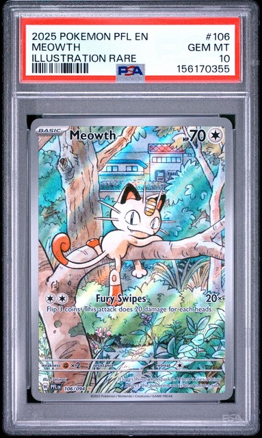 Meowth #106 (Phantasmal Flames)
