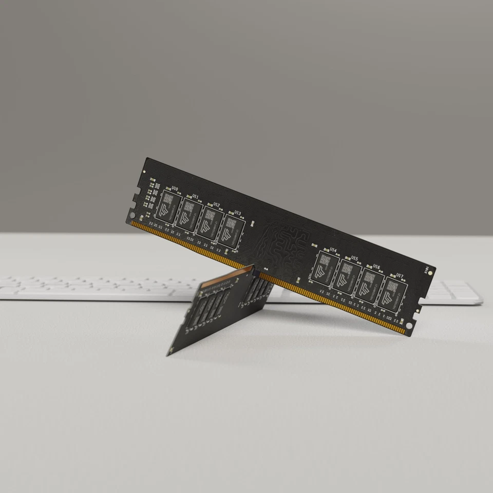 64GB KIT(4x16GB) DDR4 2666MHz PC4-21300 Non-ECC Unbuffered 1.2V CL19 2Rx8 Dua... - Image 3 of 4