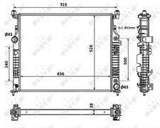 Radiateur Mercedes CLASSE GL