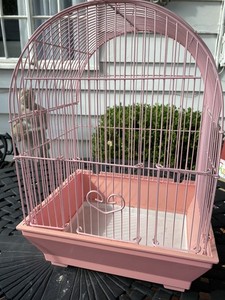 Vintage HOEI Japan Pink Birdcage Bird Cage hoei Japan