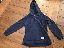 Oshkosh B  gosh Boys Size 4/5 Navy Pullover Hooded Sweater